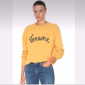 Frame Old School Embroidered Sweatshirt